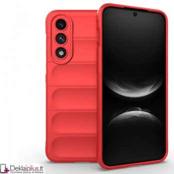 Magic Shield guminis dėklas su kameros apsauga - raudonas (Oneplus Nord 5)